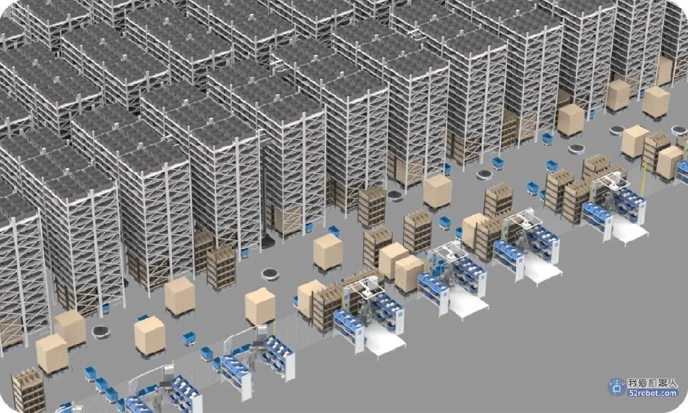 极智嘉（Geek+）发布大中小件全兼容料箱仓储机器人方案