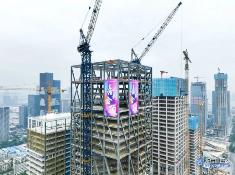 212米！深圳“独角兽”总部：优必选机器人大厦主体结构封顶