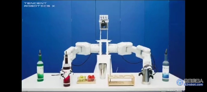 腾讯公布机器人技术新进展：已能实现花式调酒